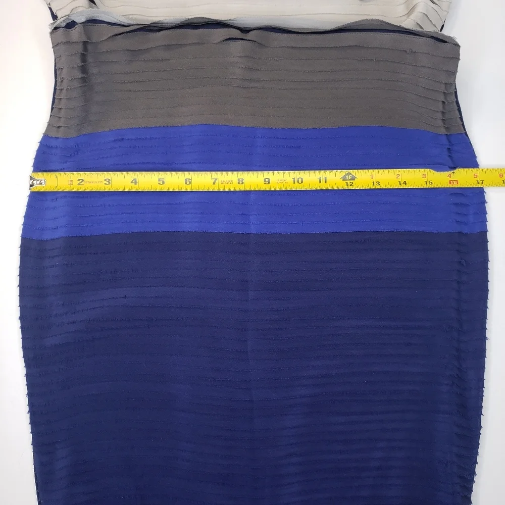 rag & bone Deep Blue Layered Mini Dress Medium - Picture 13 of 16